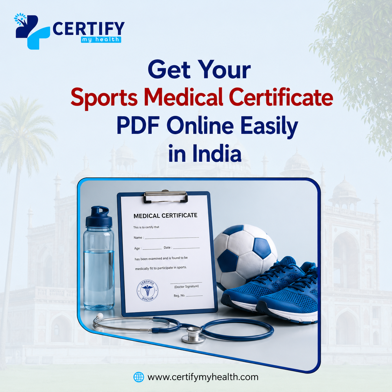 Get Your Sports Medical Certificate PDF Online Easily in India