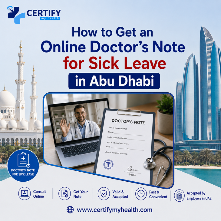 How to Get an Online Doctor's Note for Sick Leave in Abu Dhabi: Quick & Easy Medical Certification