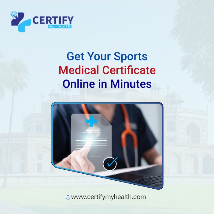 Get Your Sports Medical Certificate Online in Minutes